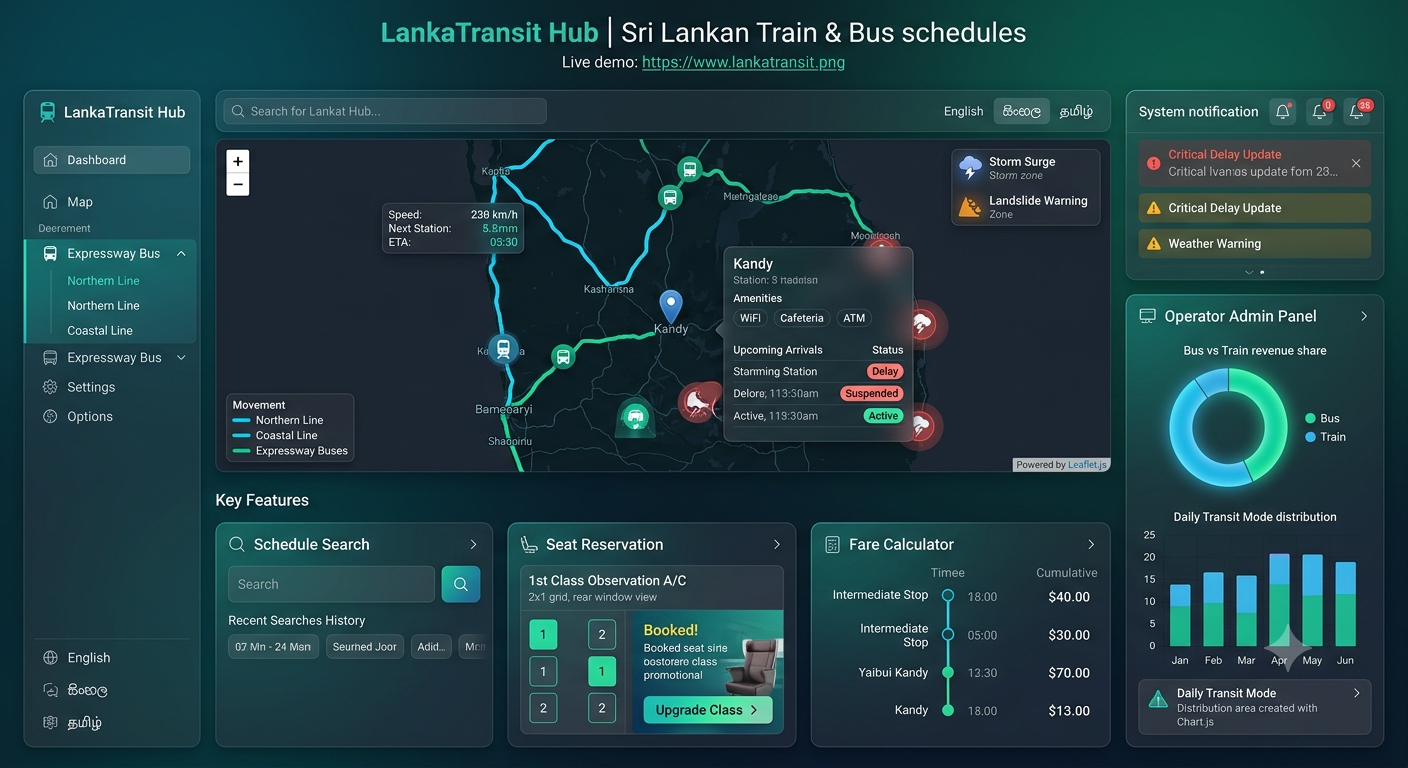 Sri Lankan Transportation Hub Cover